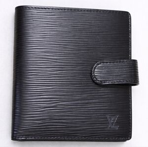 Louis Vuitton Black Epi Leather Compact Wallet Mint Condition!!!